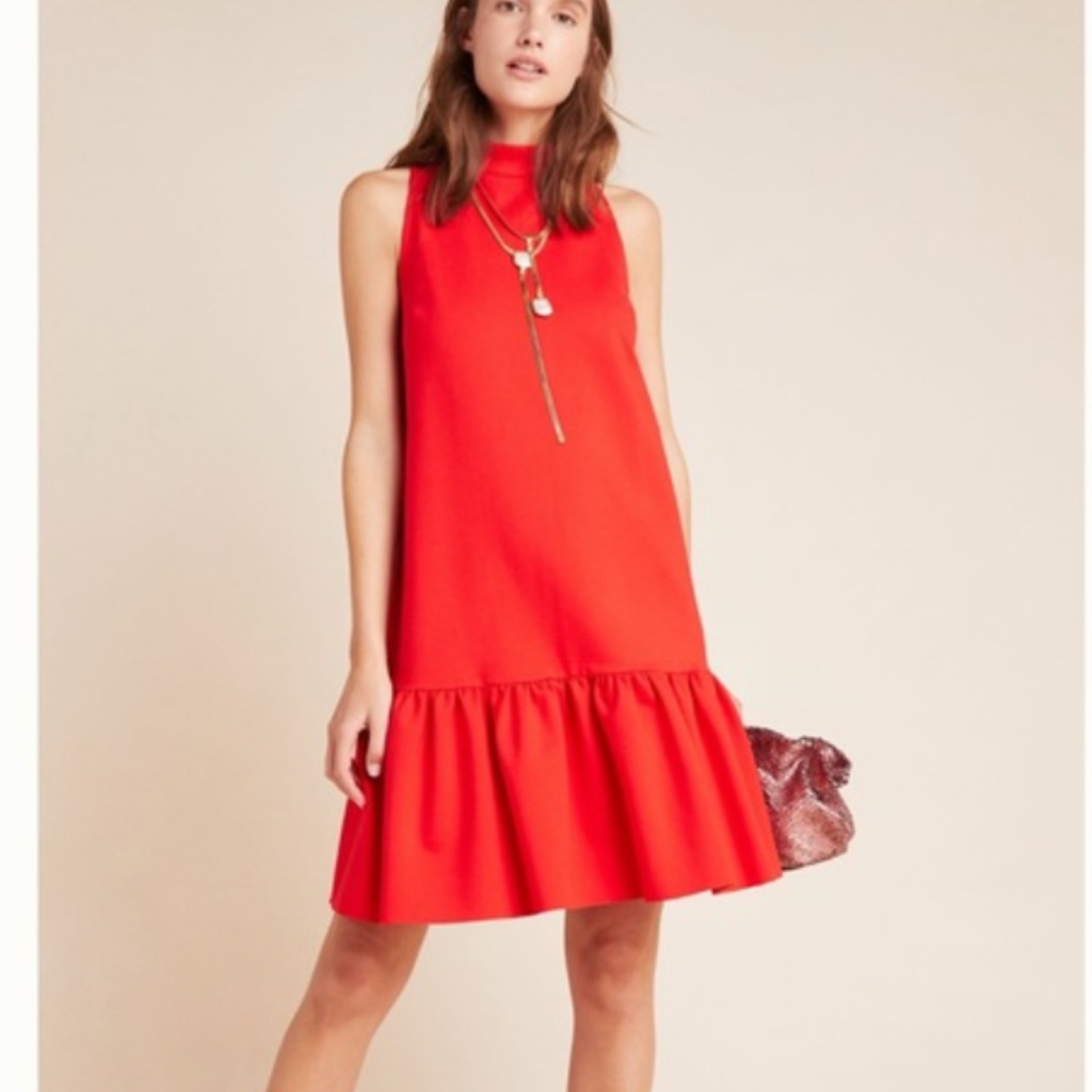 Nwot Anthropologie Alissa Swing Dress (Xs)